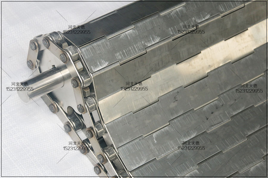 合頁式鋼板折彎鏈條傳動(dòng)不銹鋼輸送帶